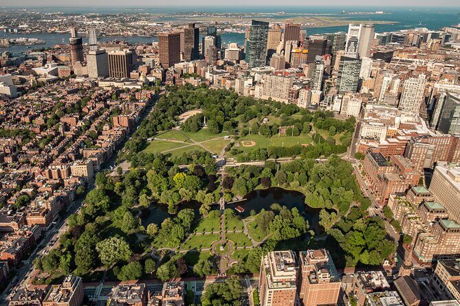 30-Min Private Helicopter Skyline Tour of Boston - Stop 1: Seaport District and South Boston Waterfront from above