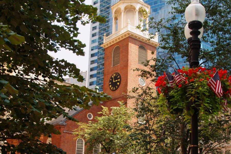 Boston: Freedom Trail, Bunker Hill, & USS Constitution Tour - Faneuil Hall, Paul Revere House, and Old North Church: communication and urgency