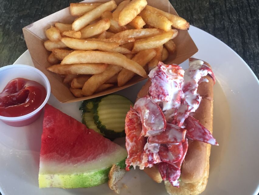 Boston: Seafood Tasting & Historical Walking Tour - Waterfront and Harborwalk: clam chowder with big views