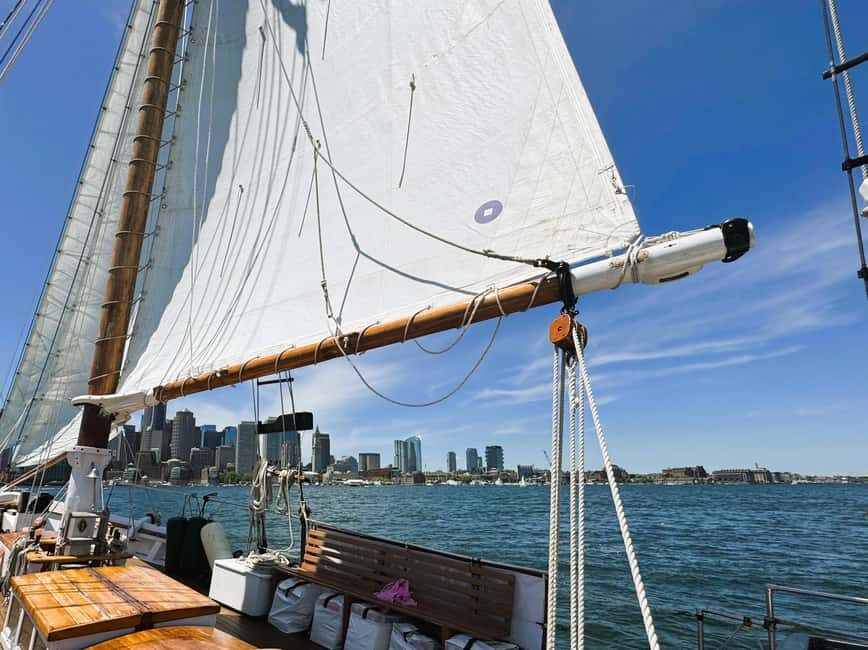 Boston: Sunday Pastry & Prosecco Sail on Boston Harbor - On-deck expectations: photos, sail handling, and the ship vibe