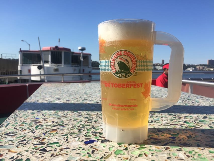 Circle Line: Bear Mountain Foliage & Oktoberfest Cruise NYC - Oktoberfest Onboard: Live Oom-pah, Polka Music, and German Food for Purchase