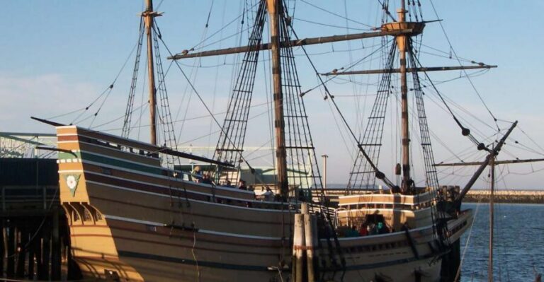 From Boston: Quincy, Plymouth, and Mayflower II Day Trip - The coastal drive to Scituate Lighthouse (and the American Army of Two story)