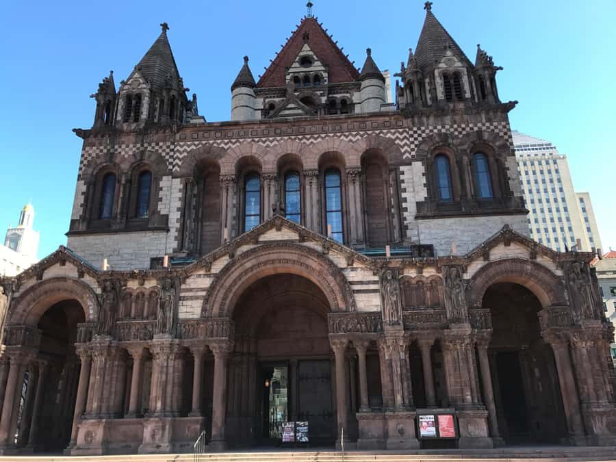 From NYC: 1-Day Tour to Boston, Cambridge, MIT, Harvard, and Much More - Copley Square and Two Churches That Signal Boston’s Character