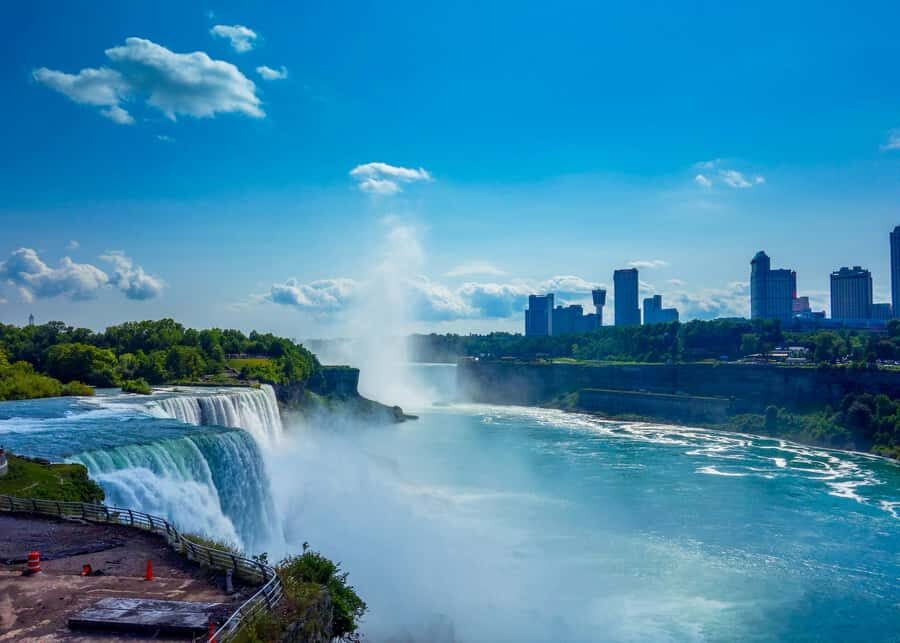 From NYC: Full-Day Niagara Falls Tour by Van - Niagara Falls State Park free time: choose your closeness to the mist