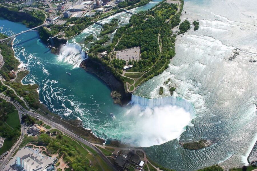 From NYC: Niagara Falls Full-Day Tour with Maid of the Mist - American Falls, Bridal Veil Falls, and Goat Island Stops That Make Sense