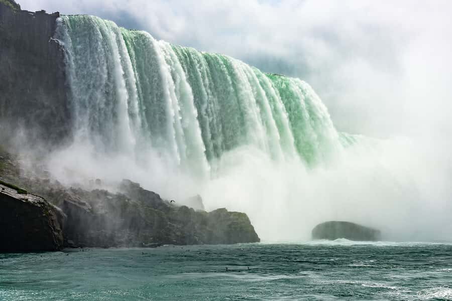 From NYC: Niagara Falls with Outlet Shopping, 2-Day Tour - First contact with Niagara: American Falls, Goat Island, and the Islands