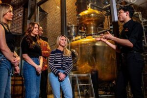 Great Jones Distilling Co. NYC Craft Whiskey Tour and Tasting - Check in at 686 Broadway: the practical start that saves time