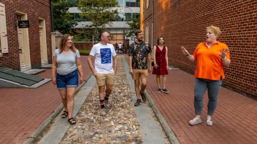 Independence Mall: Liberty Bell, Betsy Ross, Christ Church - Christ Church Burial Grounds: the ending is about meaning, not just names
