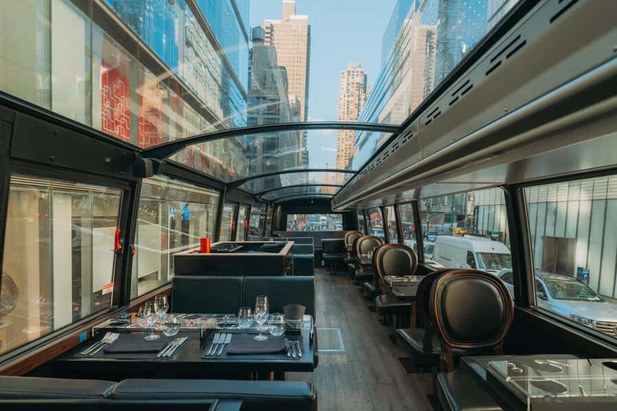 New York City: Bustronome Gourmet Dinner Tour - Entering Bustronome: where the tour starts on Broadway