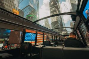 New York City: Bustronome Gourmet Dinner Tour - The 2-hour ride that turns NYC landmarks into a meal venue
