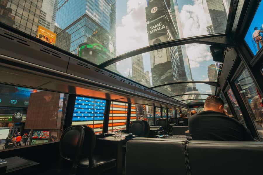 New York City: Bustronome Gourmet Dinner Tour - The 2-hour ride that turns NYC landmarks into a meal venue
