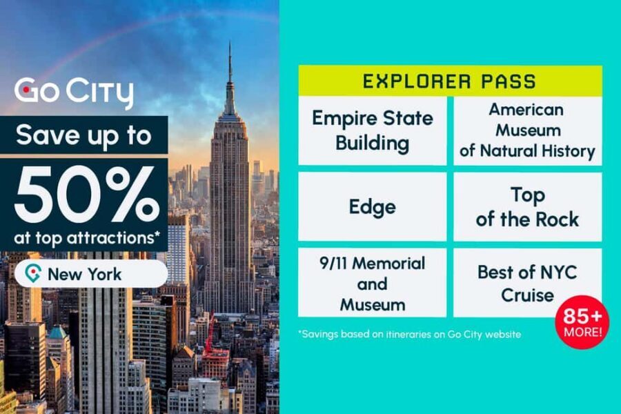 New York Explorer Pass: Top Attractions including Edge - Statue of Liberty and Ellis Island: ferry day planning that saves headaches