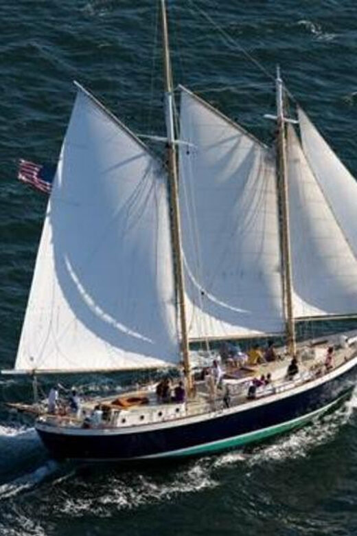 Newport: Morning Mimosa Sail aboard Schooner Aquidneck - The captain and crew stories: light history that doesn’t drag