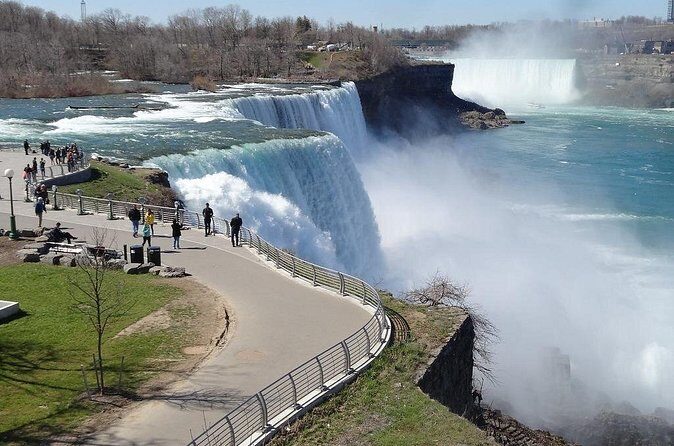 Niagara Bliss Tour With Maid of Mist, Cave of Winds & More (USA) - Goat Island, Tesla Monument, and Luna Island stops