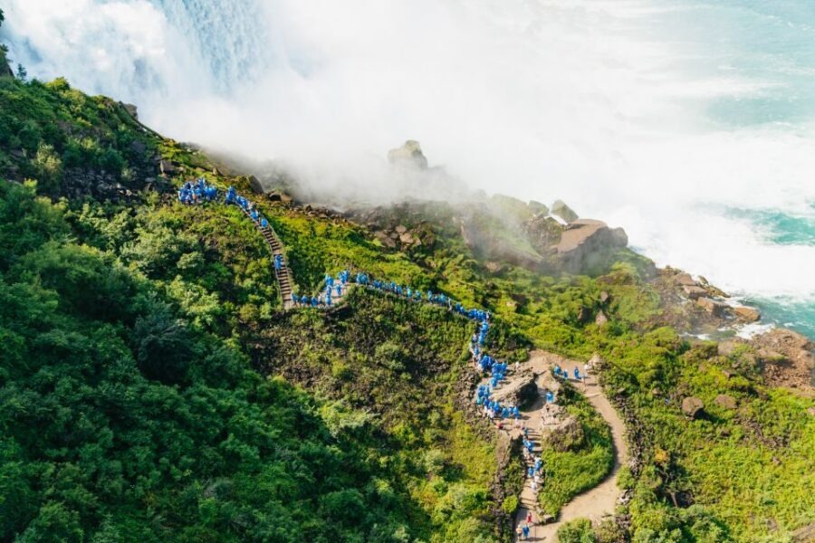 Niagara Falls: Cave of the Winds, Boat Ride, & Trolley Tour - Cave of the Winds: the elevator views and the Hurricane Deck reality