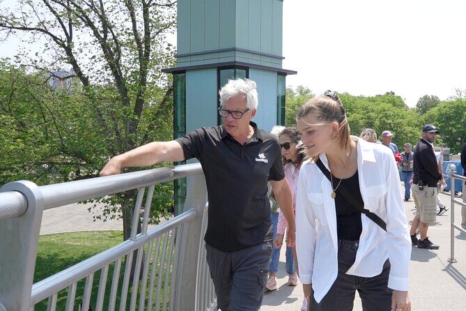 Niagara Falls Day and Night Combo plus Dinner & Fireworks - Observation Tower and Goat Island: where you actually “place” Niagara
