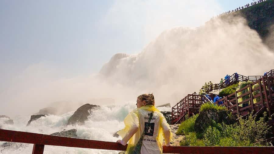 Niagara Falls USA Highlights Tour with Cave of the Winds - Terrapin Point: your birds-eye moment before the mist