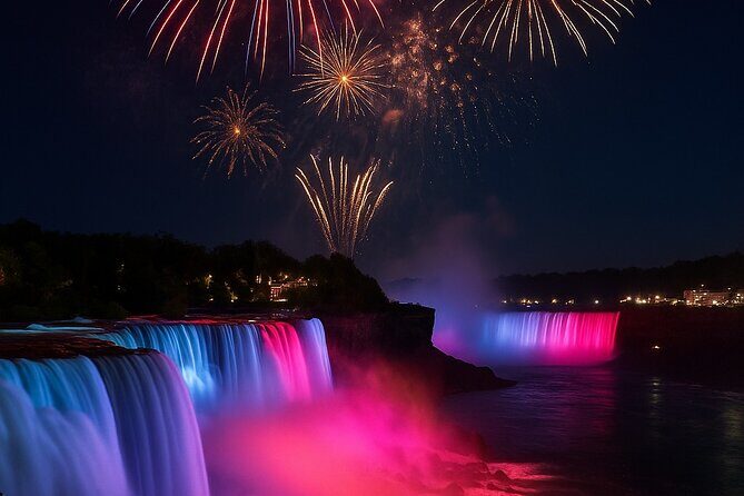 Niagara USA Side Rainbow Illumination and Fireworks Walking Tour - Key things to know before you go