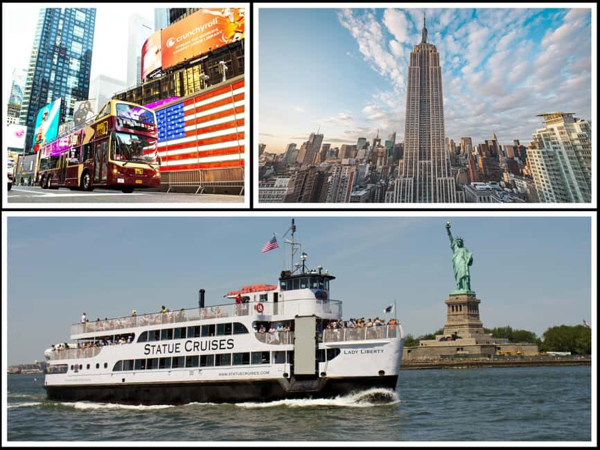 NY: Statue of Liberty, Empire State, and Hop-on Hop-off Tour - What the open-top bus can’t replace: how to get real value from each stop