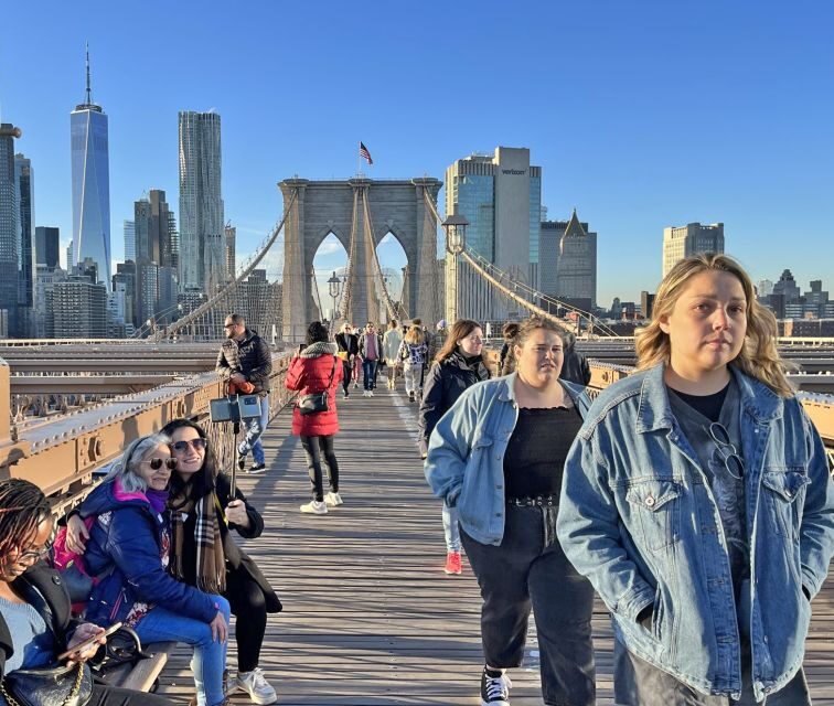 NYC: Brooklyn Bridge and DUMBO Guided Walking Tour - The Brooklyn Bridge walkway: engineering facts paired with skyline timing