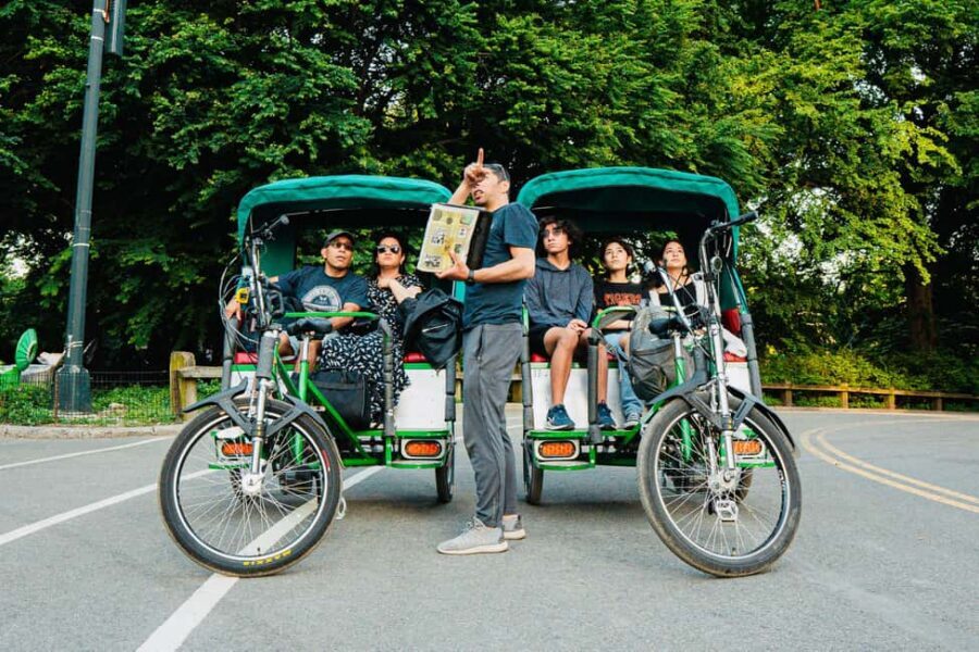NYC: Central Park Pedicab Tour and Natural History Access - Pickup and getting started near Central Park South