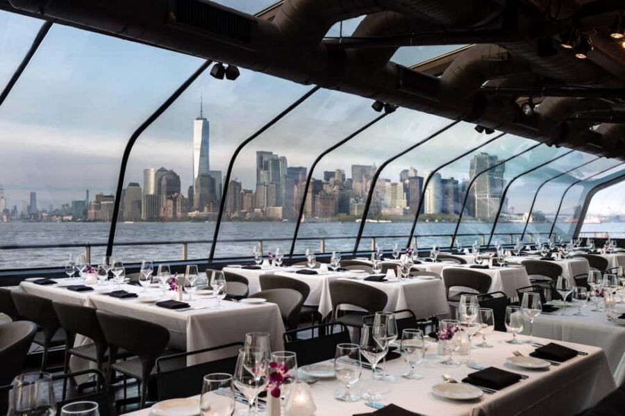NYC: City Cruises Luxury Brunch, Lunch or Dinner Cruise - What You Eat: Three Courses, Table Service, and Real-Time Convenience