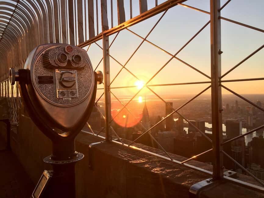 NYC: Empire State Building Sunrise Experience Ticket - The 86th Floor at first light: 360° open-air views without the chaos
