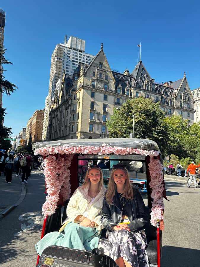 NYC: Guided Pedicab Tour of Central Park - The first ride: carousel energy and Chess & Checkers House