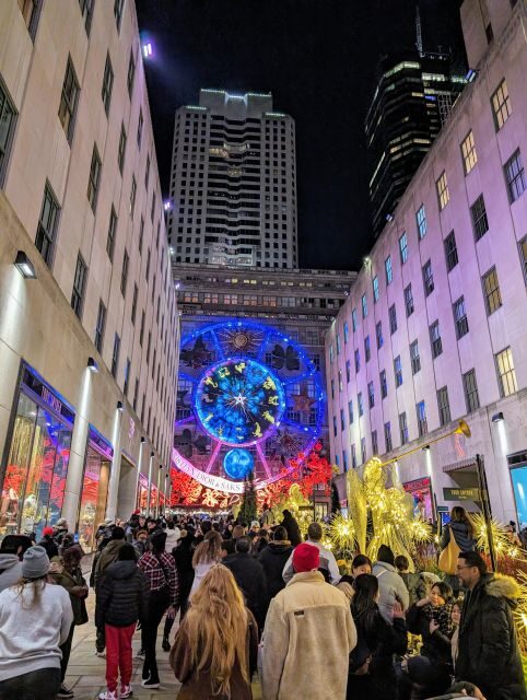 NYC: Holiday Lights Guided Bus Tour - The route back toward Rockefeller Center