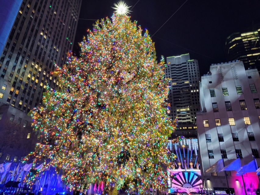 NYC: Holiday Lights Guided Bus Tour - Times Square to Hudson Yards: Shine Bright Only and the High Line factor