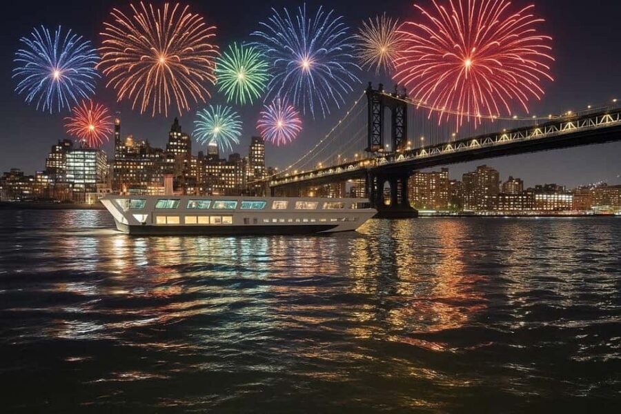 NYC: July 4th Fireworks Cruise + BBQ Buffet on Grand Mariner - A July 4th “New York Harbor” Night, Not Just Another Fireworks Ticket