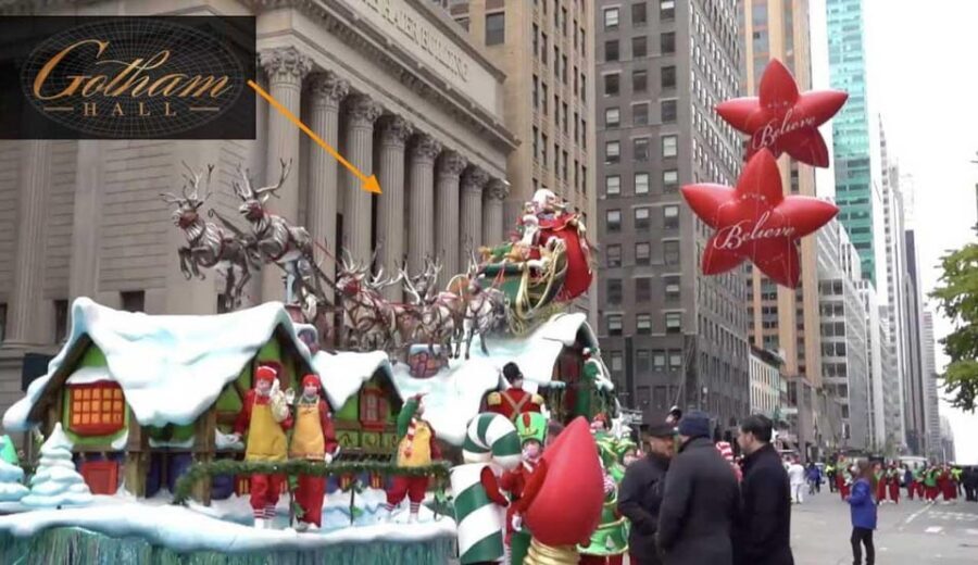 NYC: Macy's Thanksgiving Day Parade Premium Viewing Brunch - Gotham Hall’s Midtown Perch Over 6th Avenue