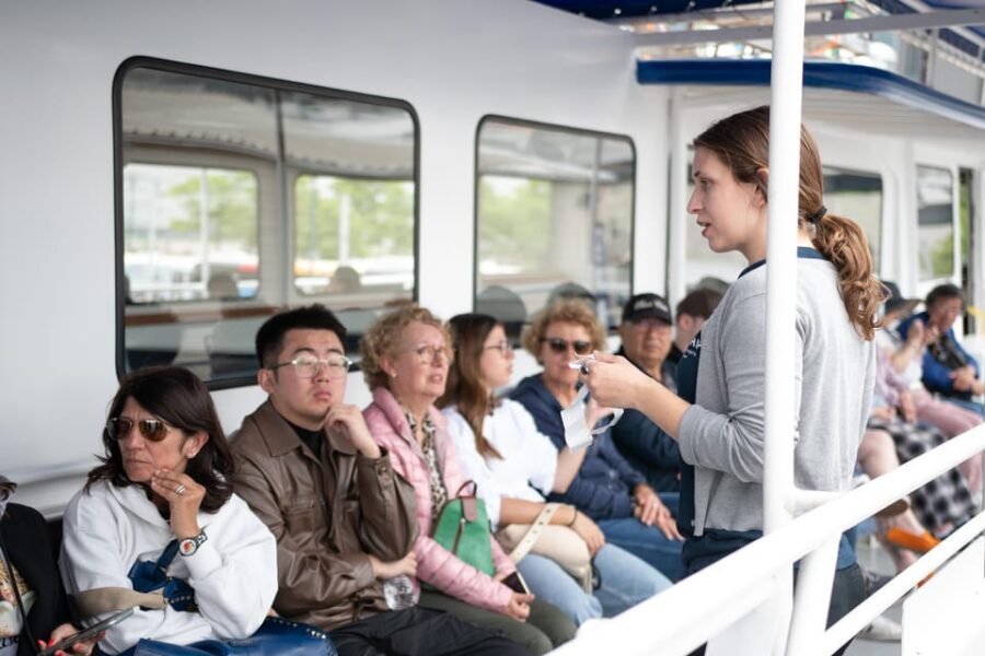 NYC: Starship Landmark 90 Minute Sightseeing Cruise - Lower Manhattan sweep: Ellis Island, Governors Island, and big waterfront views