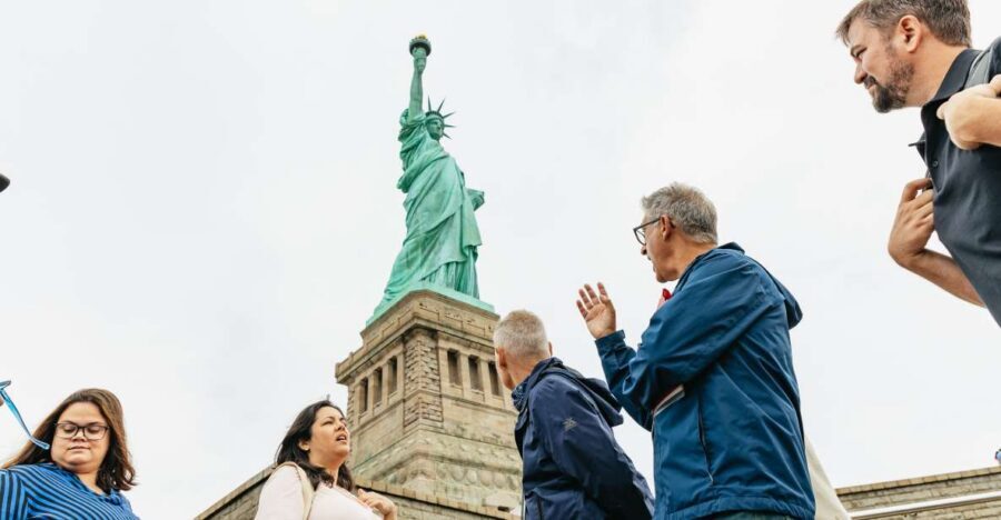 NYC: Statue of Liberty and Ellis Island Guided Tour - Castle Clinton and the ferry to Liberty Island