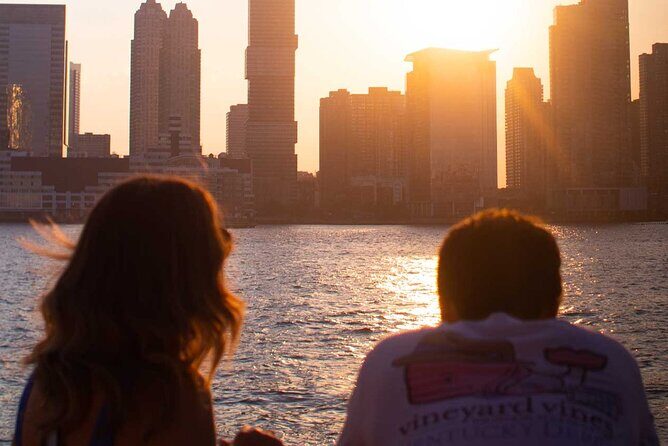 NYC Sunset Cruise Experience the City Twilight Magic - Colgate Clock to Ellis Island: icons you can’t miss