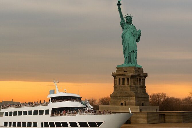 NYC Sunset Cruise with Statue Views Live Comedy and DJ on Hudson - Seating Comfort: Outdoor Views vs Indoor Control