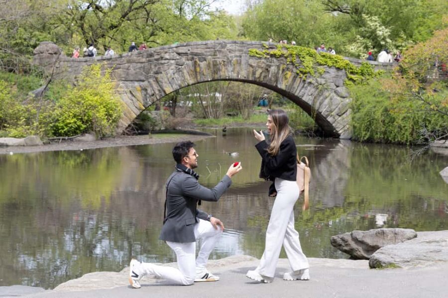 NYC: Surprise Proposal Photoshoot - Capture the Yes Forever - Price and Value in NYC: When $176 Makes Sense