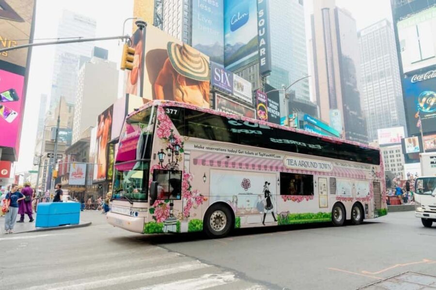 NYC: Tea Around Town Bus Tour with Live Entertainment - Key things to know before you go