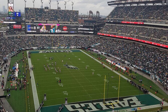 Philadelphia Eagles Football Game at Lincoln Financial Field - Lincoln Financial Field on Game Day: A Fortress of Green