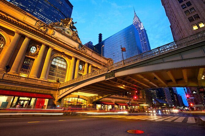 Skyline Night Bus Audio Narrated Tour Experience - Gothic contrast: St. Patrick’s Cathedral and the Grand Central facade