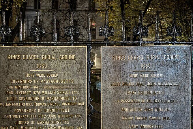Spirits Of The Dead - A Boston Ghost Tour - King’s Chapel Burying Ground: Old Stones, Big Feelings